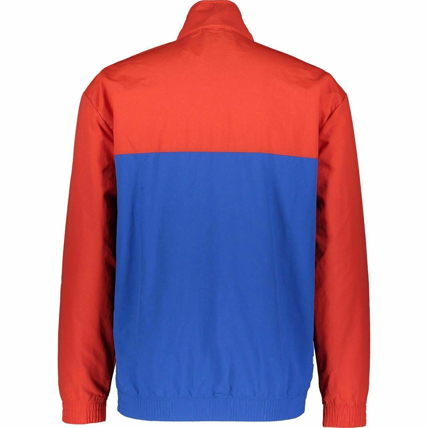 CHAMPION Men's Zipped Colour Block Jacket, Red & Blue, size M