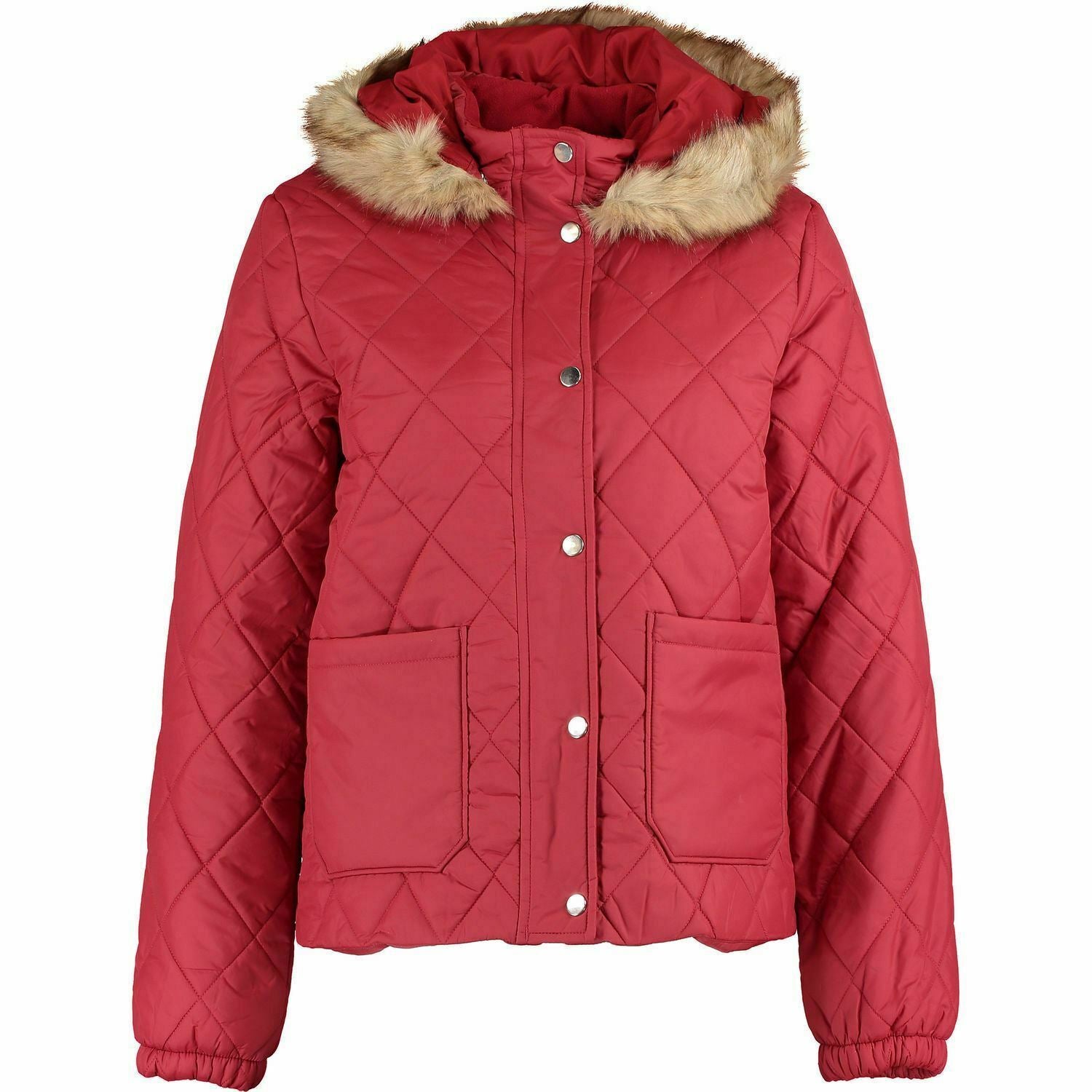 LEVI'S Women's Red Quilted Padded Jacket, size XS