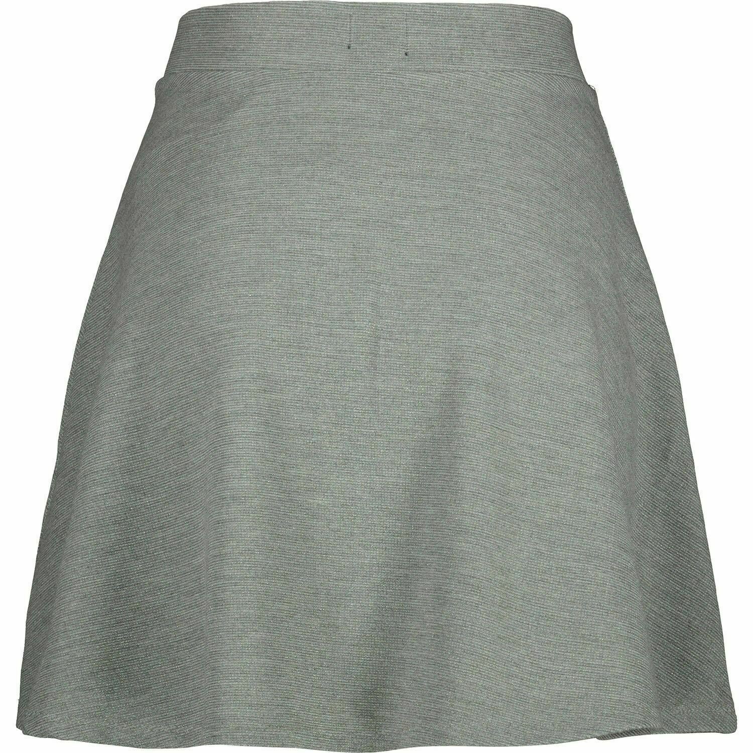 SUPERDRY Women's TAYLA Iron Grey Sparkle Skater Skirt, size S / UK 10