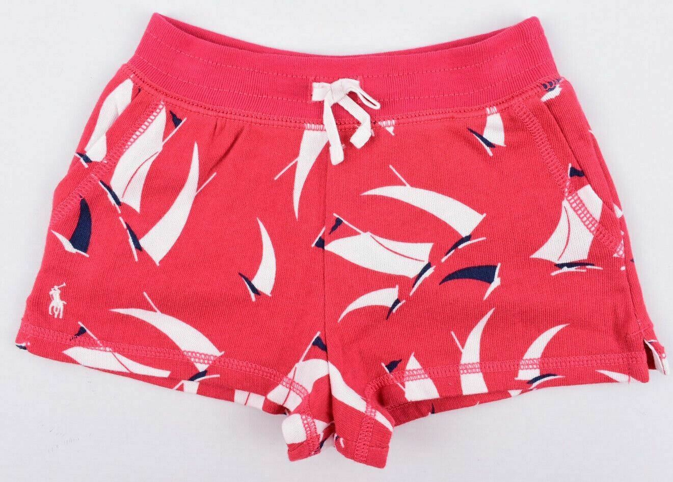 POLO RALPH LAUREN Baby Girls Shorts Red/With Print sizes 9 m /12 m /18 months