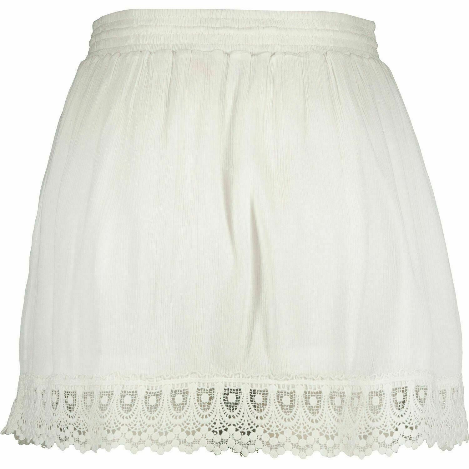 SUPERDRY Women's PRAIRIE White Crochet Hem Skirt, size XS / UK 8