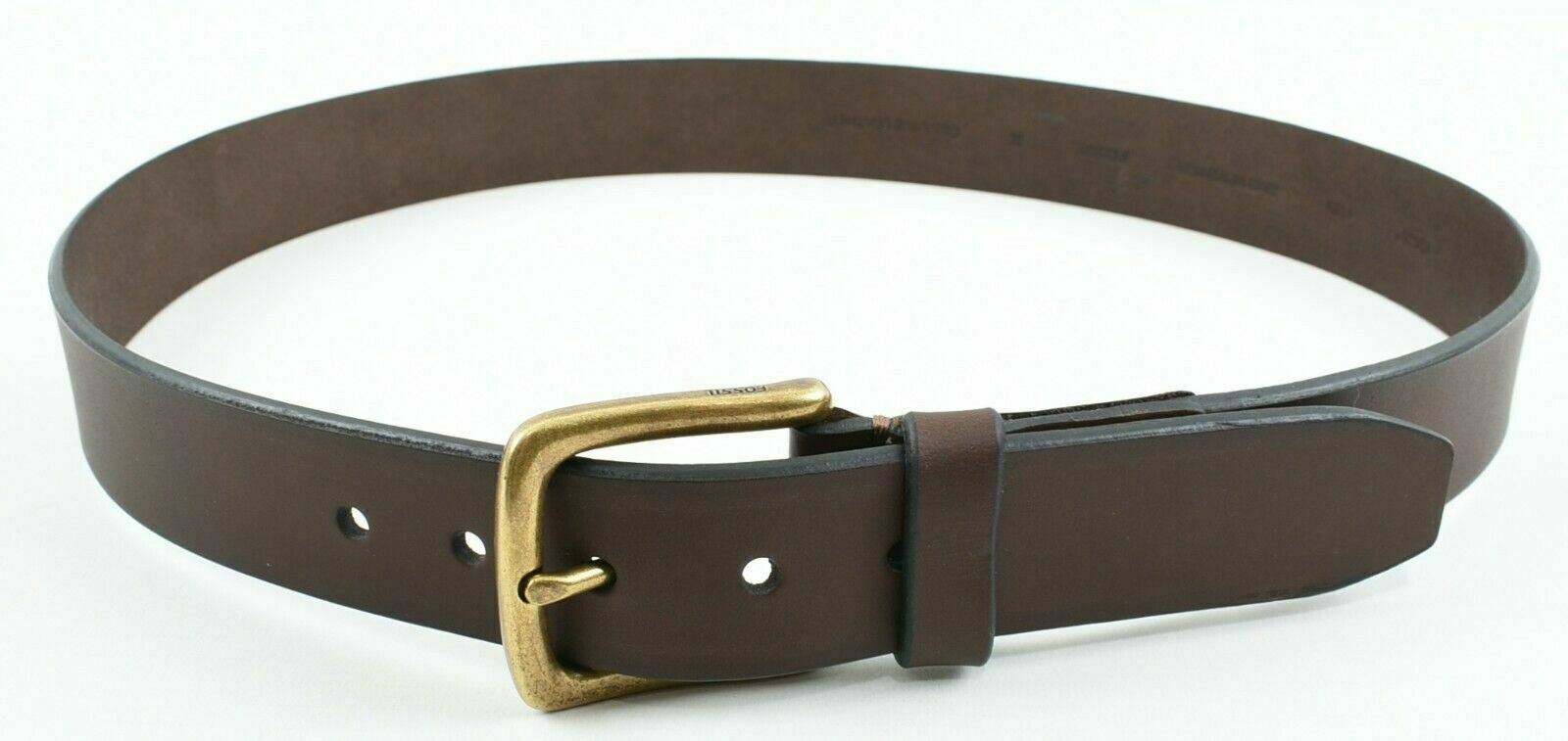 FOSSIL Men's COLE Genuine Leather Brown Belt, Reversible, size W38