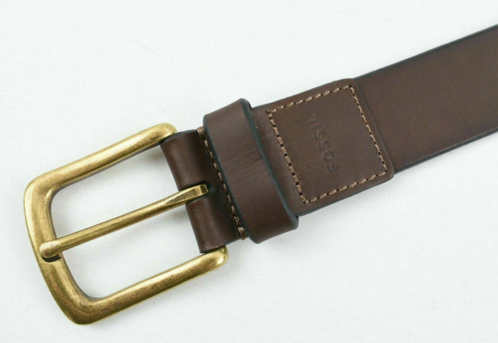 FOSSIL Men's COLE Genuine Leather Brown Belt, Reversible, size W38