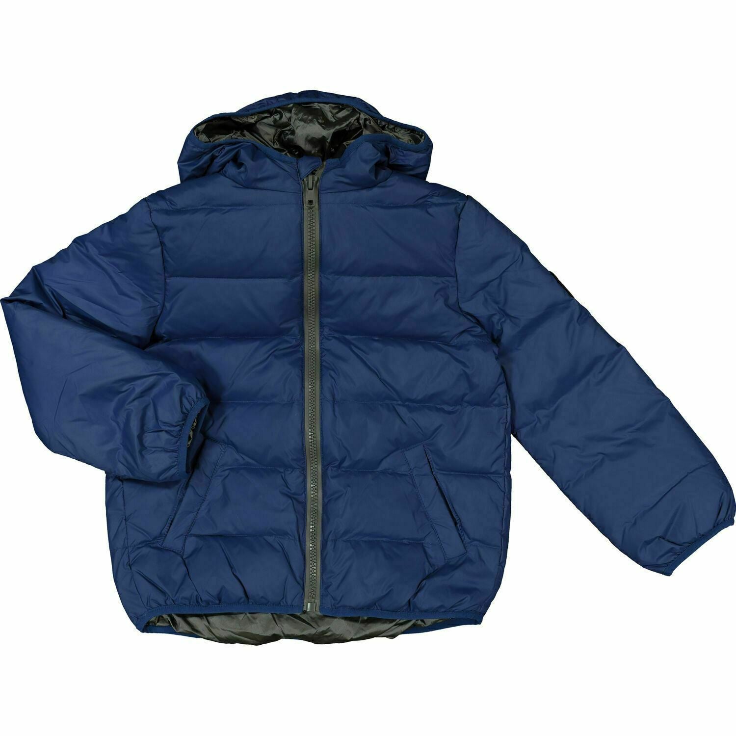 BONPOINT Boys' FINLEY Lightweight Hooded Padded Jacket, Navy Blue, size 4 years