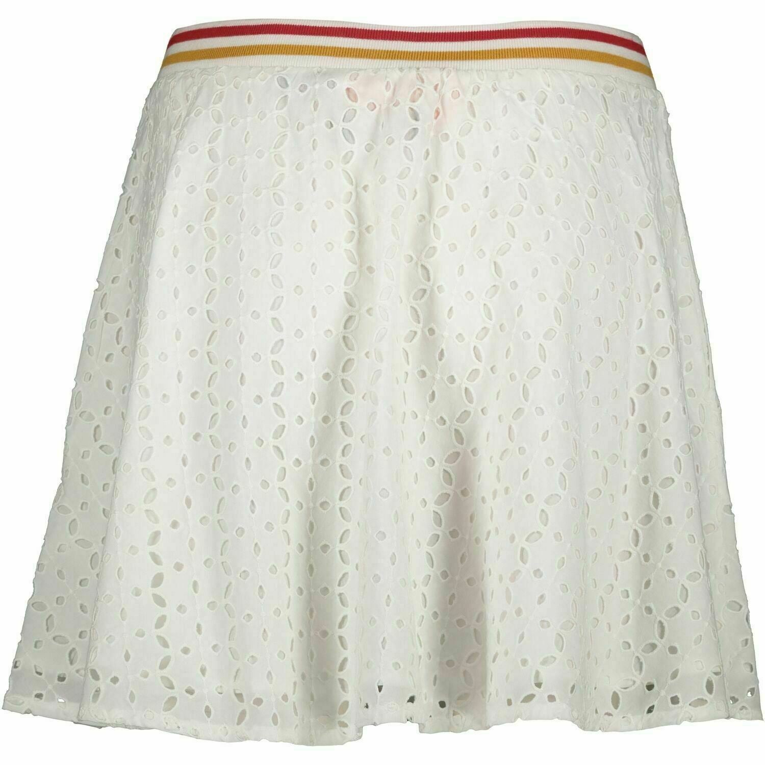 SUPERDRY Women's TEAGAN SCHIFFLI Skirt, White, size M / UK 12