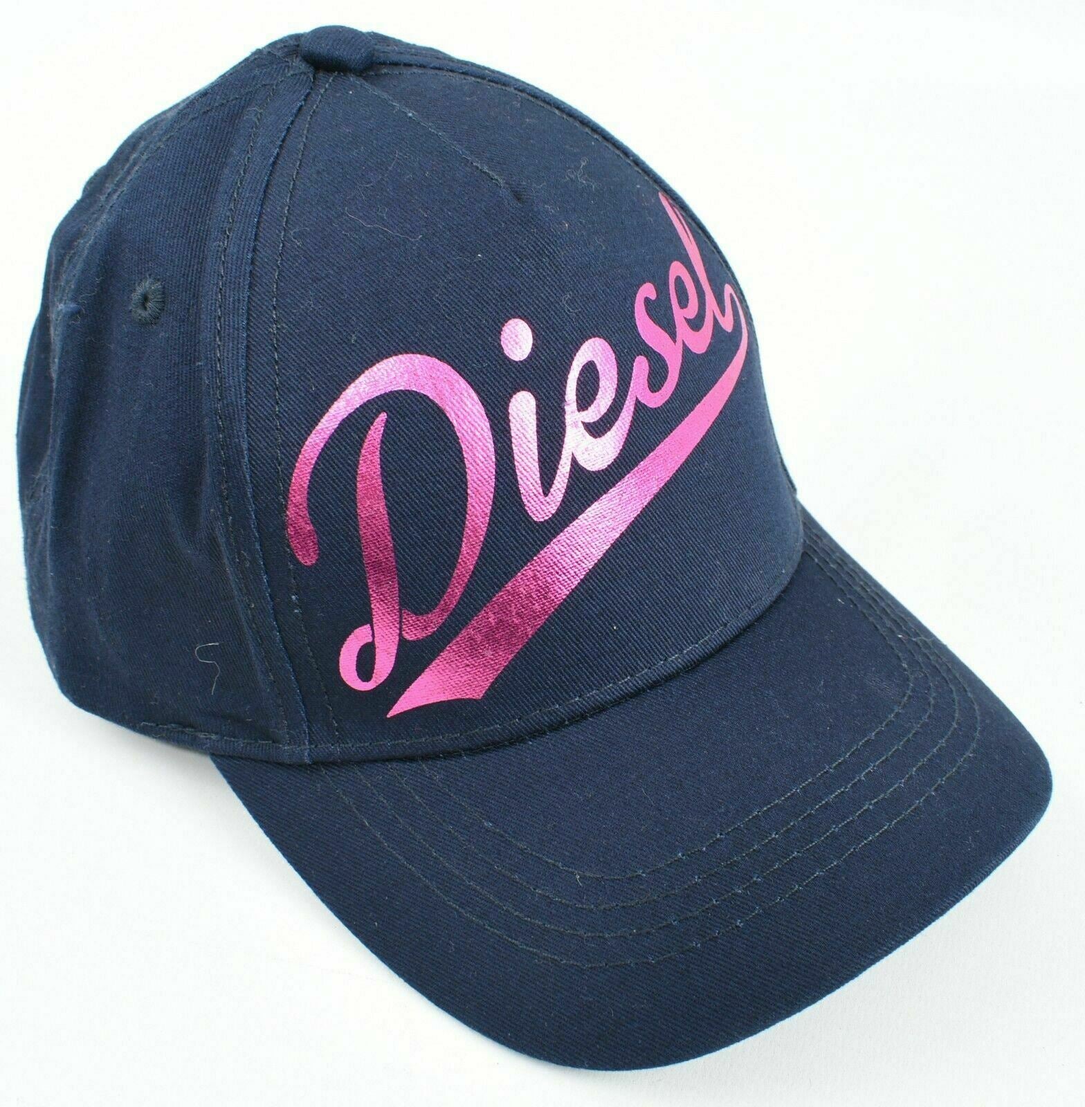 DIESEL Girls' Kids' Baseball Cap, Hat, Blue/Pink, 52cm