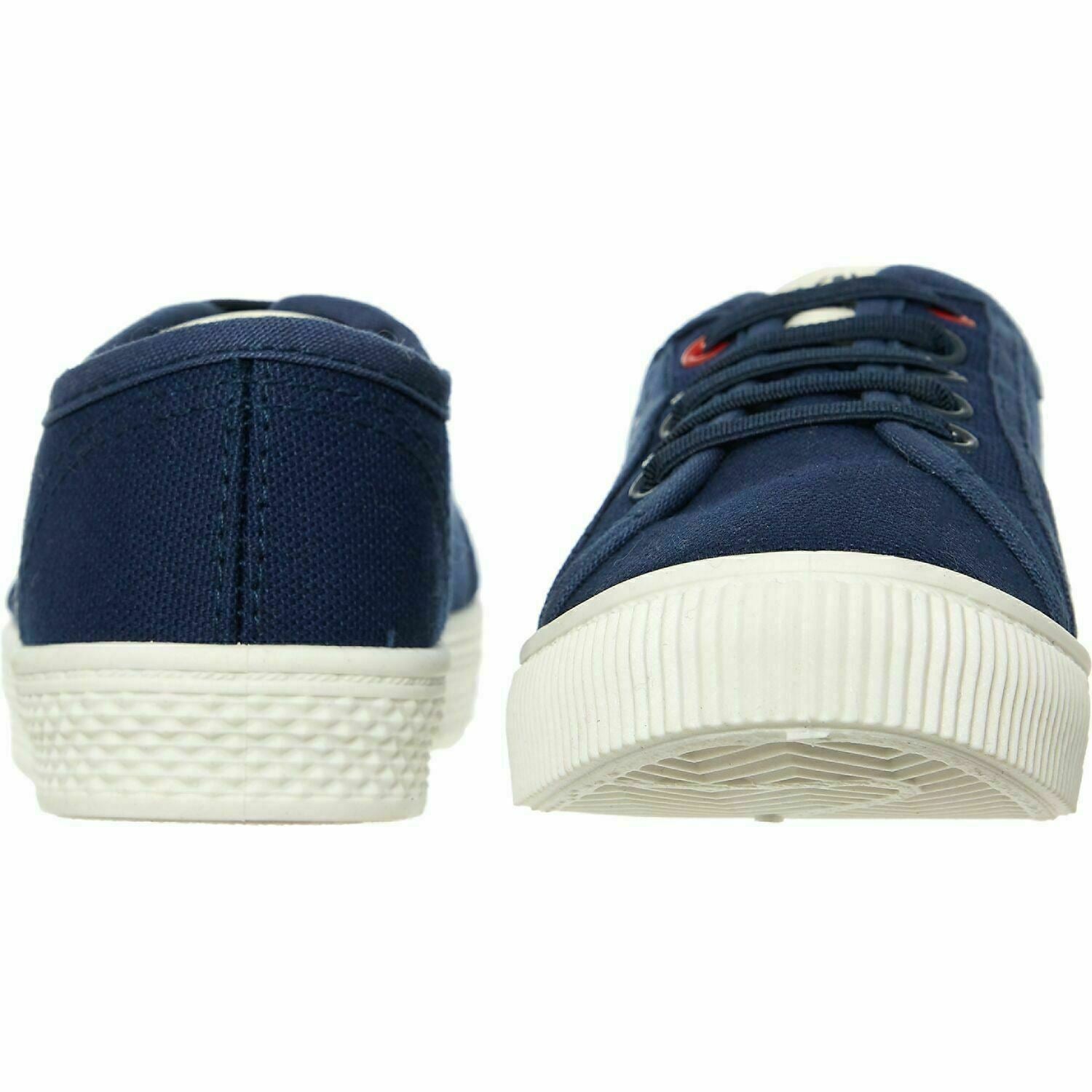 LEVI'S Boys' Kids' Navy Ventura Canvas Trainers, size UK junior 2.5 / EU 35