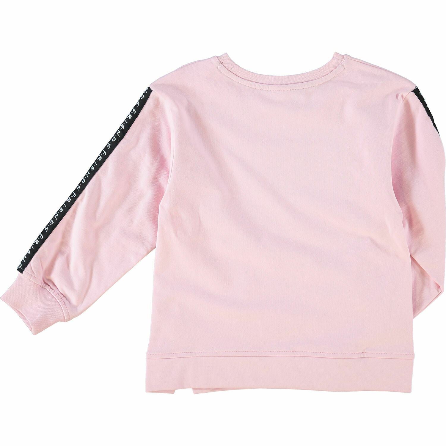 FRIENDS Girls' Kids' Pink Signature Names Sweatshirt, 7 years to 8 years