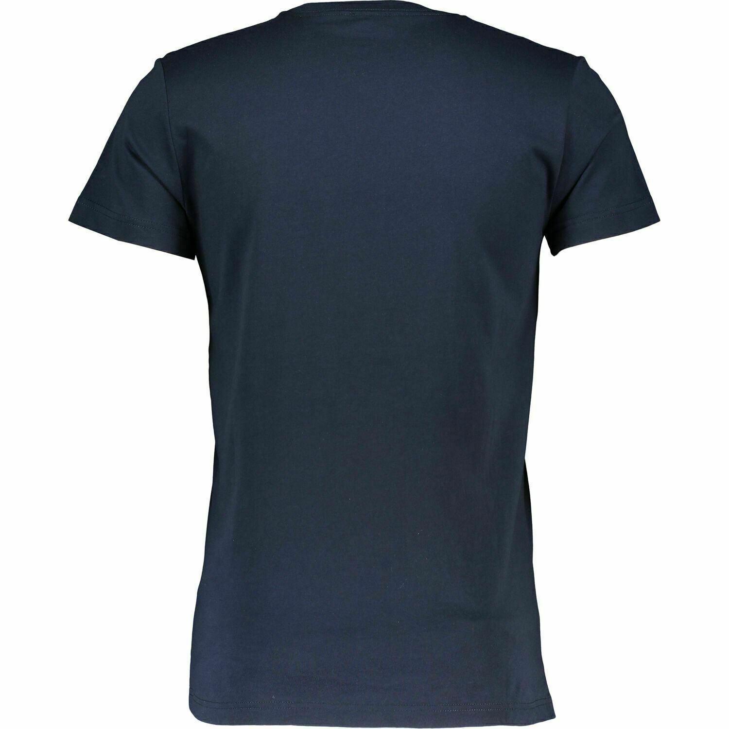 DIESEL Men's T-DIEGO Short Sleeve Printed T-shirt, Navy Blue, size S