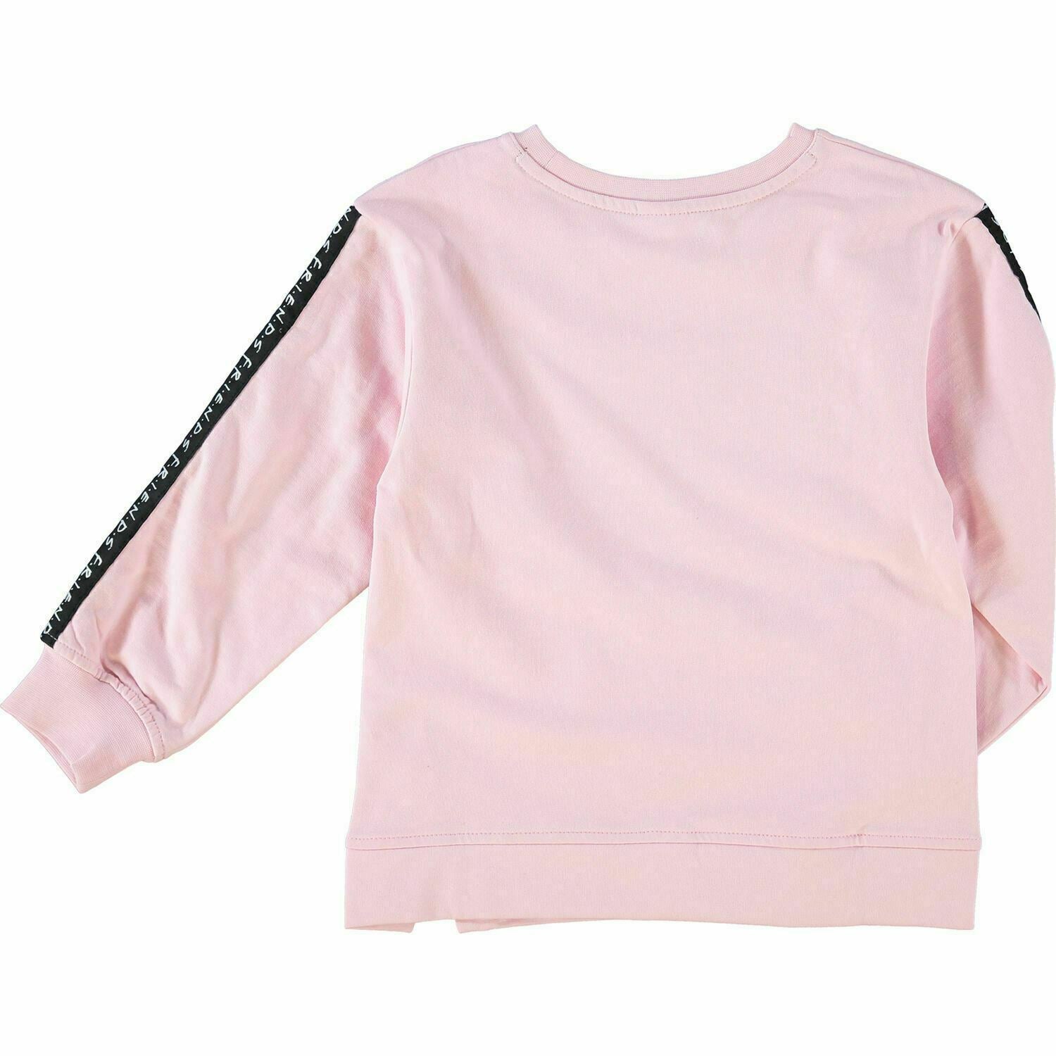 FRIENDS Girls' Kids' Pink Signature Names Sweatshirt, 9 years to 10 years