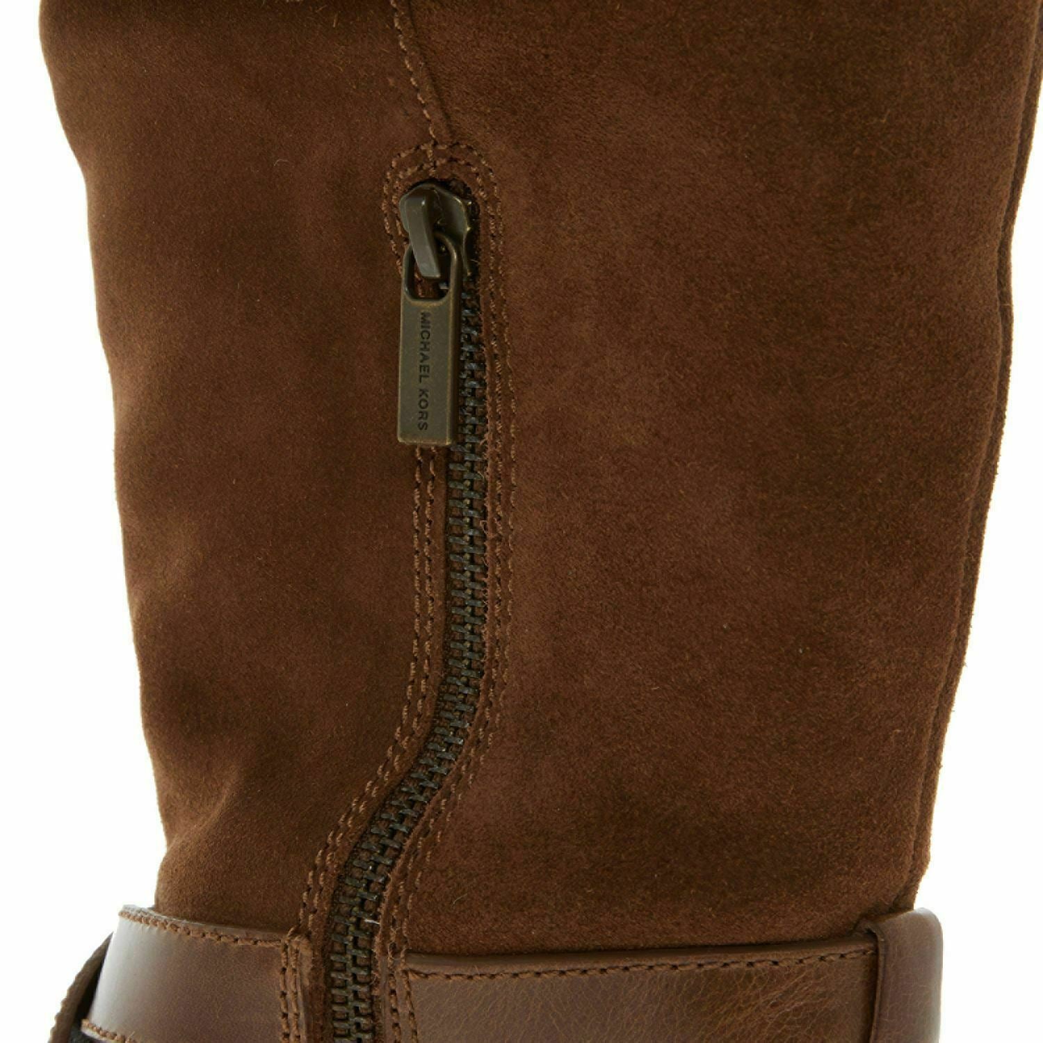 MICHAEL KORS Fawn Suede Womens Boots Dark Caramel, Women's UK 5/EU38