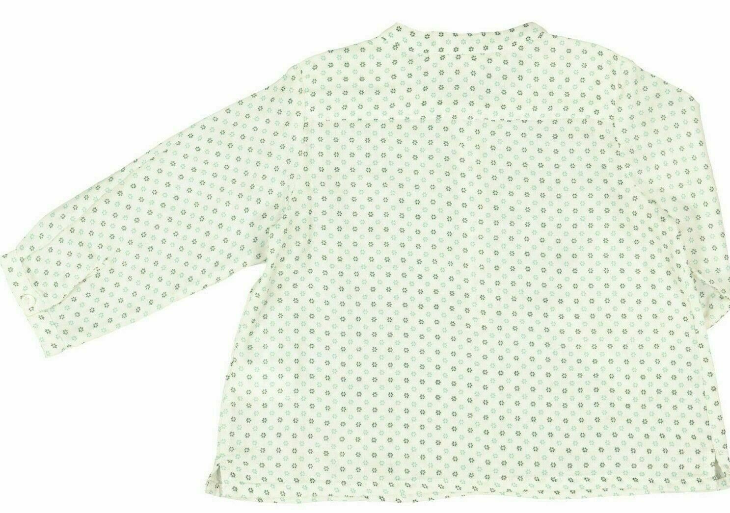 BONPOINT Baby Girls' Floral Dot Shirt Top, Cream/Multi, size 18 months
