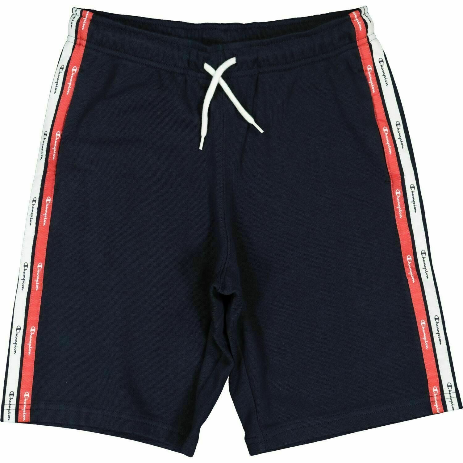 CHAMPION Boys' Sweat Shorts, Navy Blue / Side Tape, 5 years to 6 years