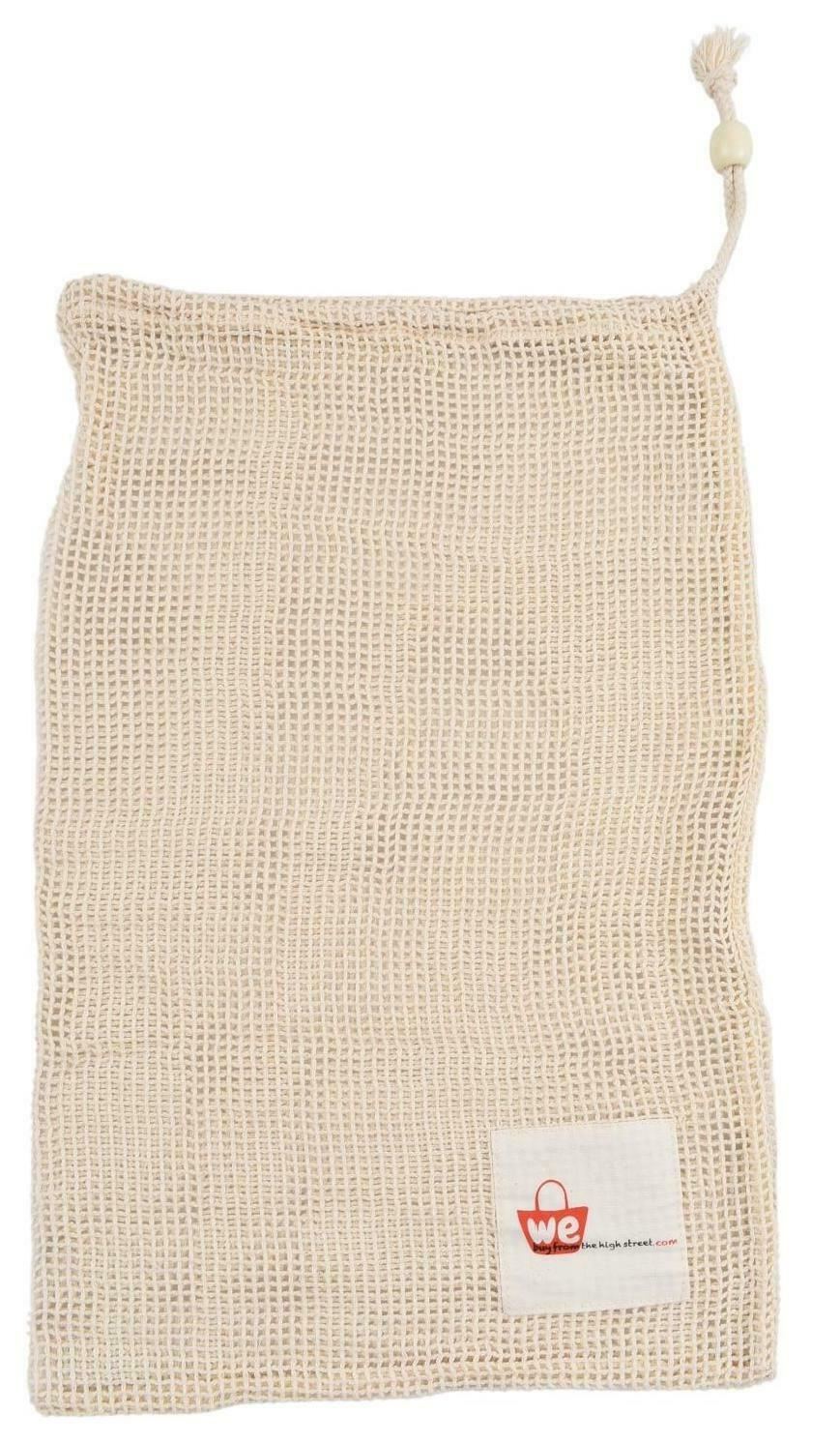 JOB LOT 30 x  Reusable Eco-Friendly Mesh Cotton Fruit/Vegetable Bags, 27x43cm