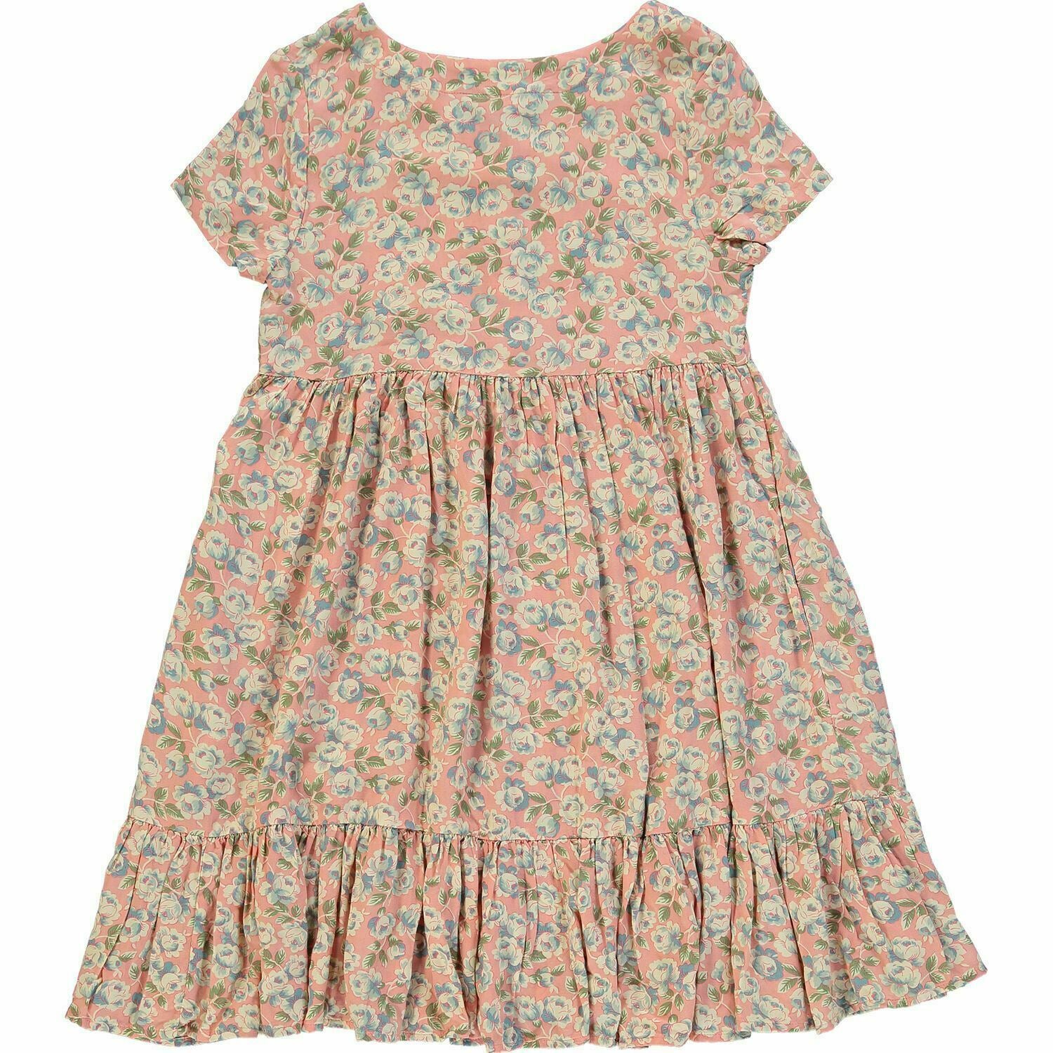 POLO RALPH LAUREN Girls' Rose Pink & Floral Day Dress, size 10 years