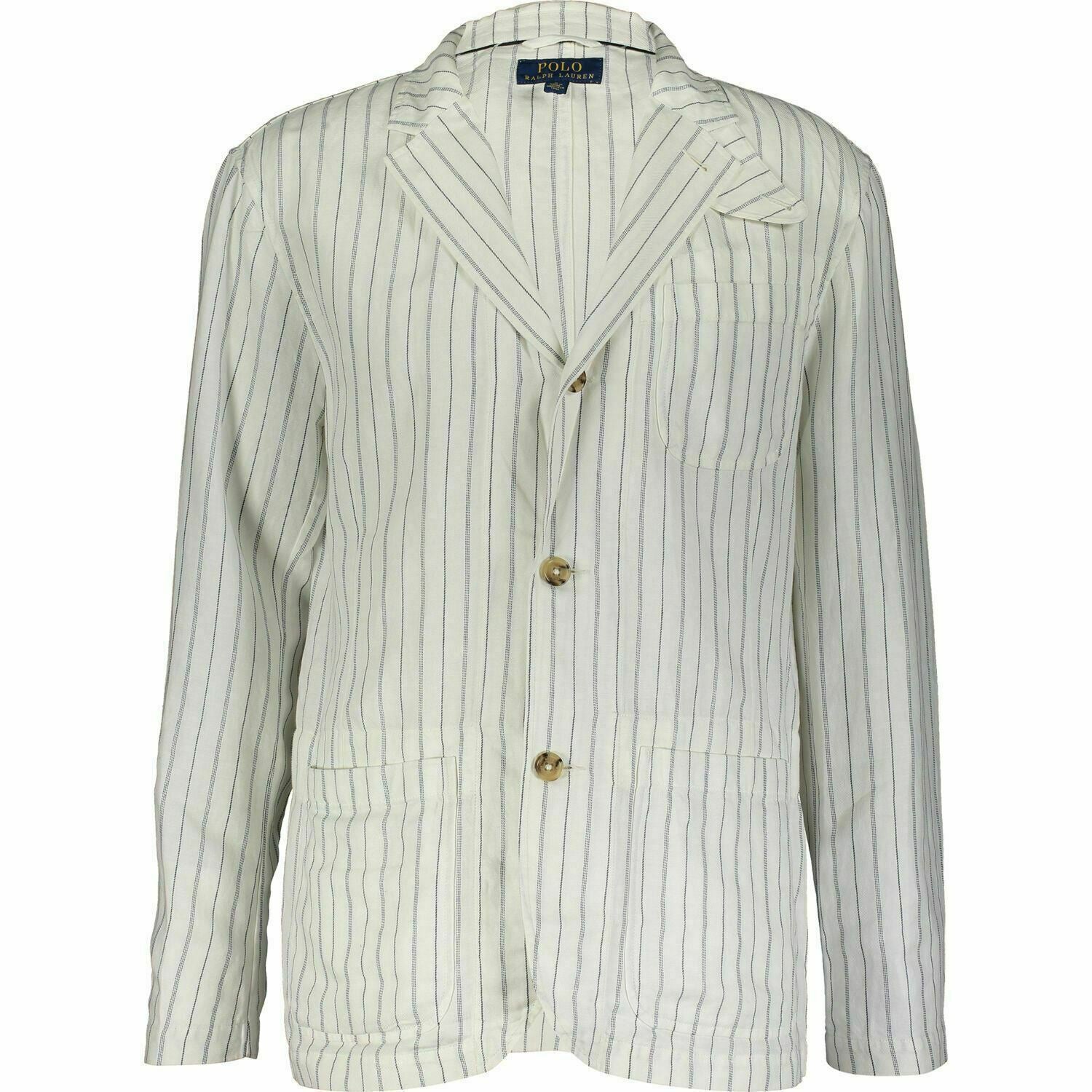 POLO RALPH LAUREN Men's Linen Blend Unstructured Blazer Jacket, size L
