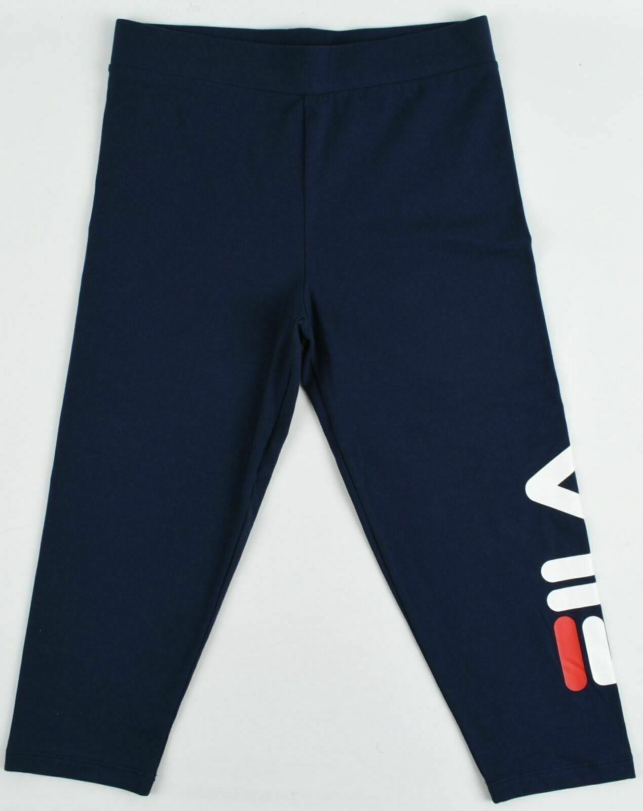 FILA Girl's Peacoat Blue Capri Leggings- Size XS