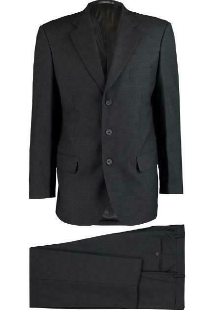TRUSSARDI Men's 2pc Grey Suit, Trousers & Blazer Jacket, size 42