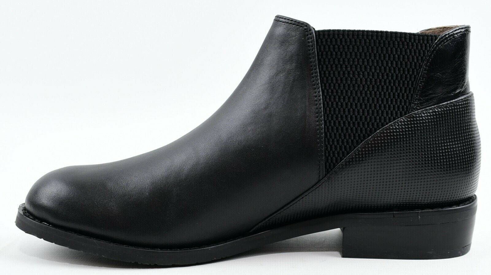 ESSKA Women's ALBA Genuine Leather Chelsea Ankle Boots, Black, size UK 7 / EU 40