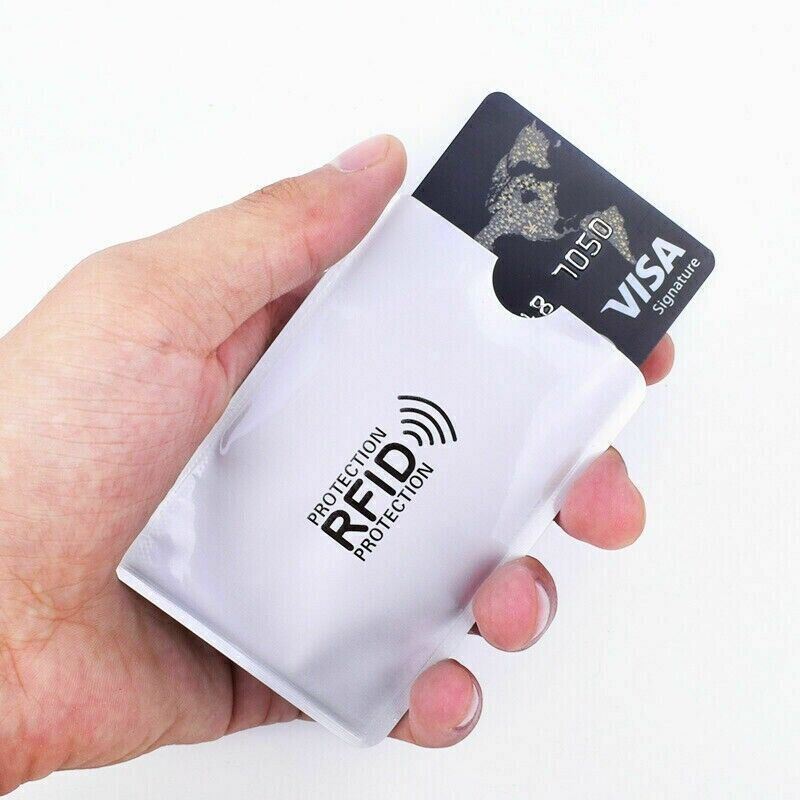 1x RFID Blocking Card Sleeve Anti Theft Card Holder UK Seller Fast Delivery