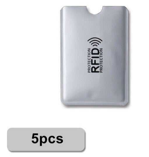 1x RFID Blocking Card Sleeve Anti Theft Card Holder UK Seller Fast Delivery