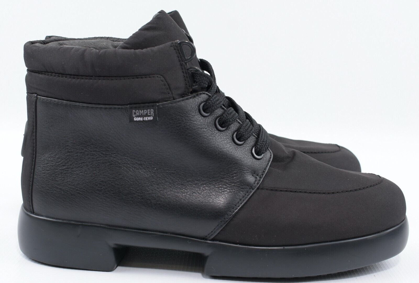 CAMPER Men's Black Genuine Leather & Nylon Boots, size UK 7 / EU 41