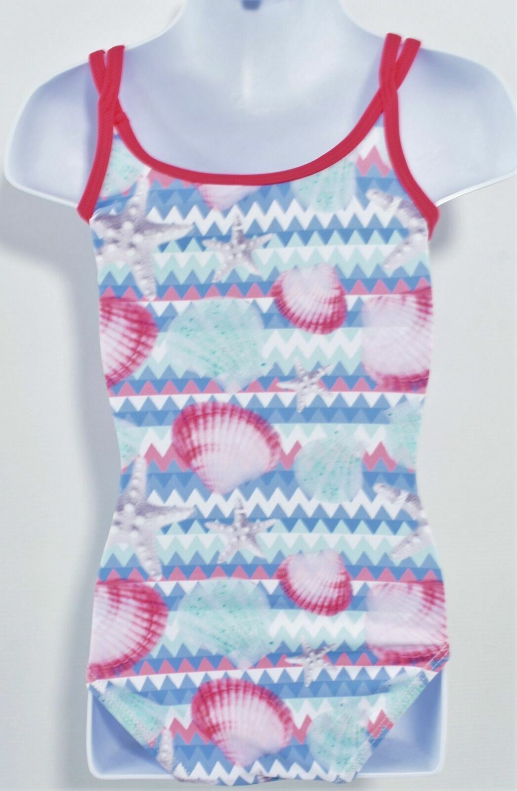 LENTIGGINI Girls Multicolored ZigZag One Piece Swimsuit- age 2 years to 3 years