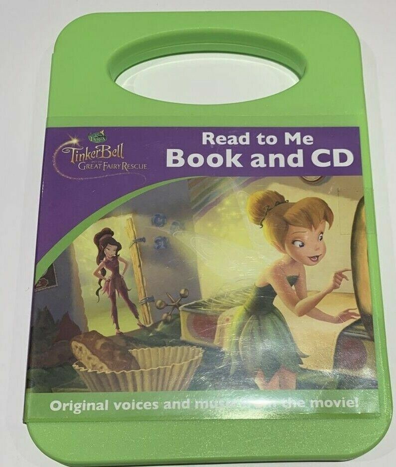 Disney Tinkerbell Read to Me Book (CD, 2012) RARE - Sealed