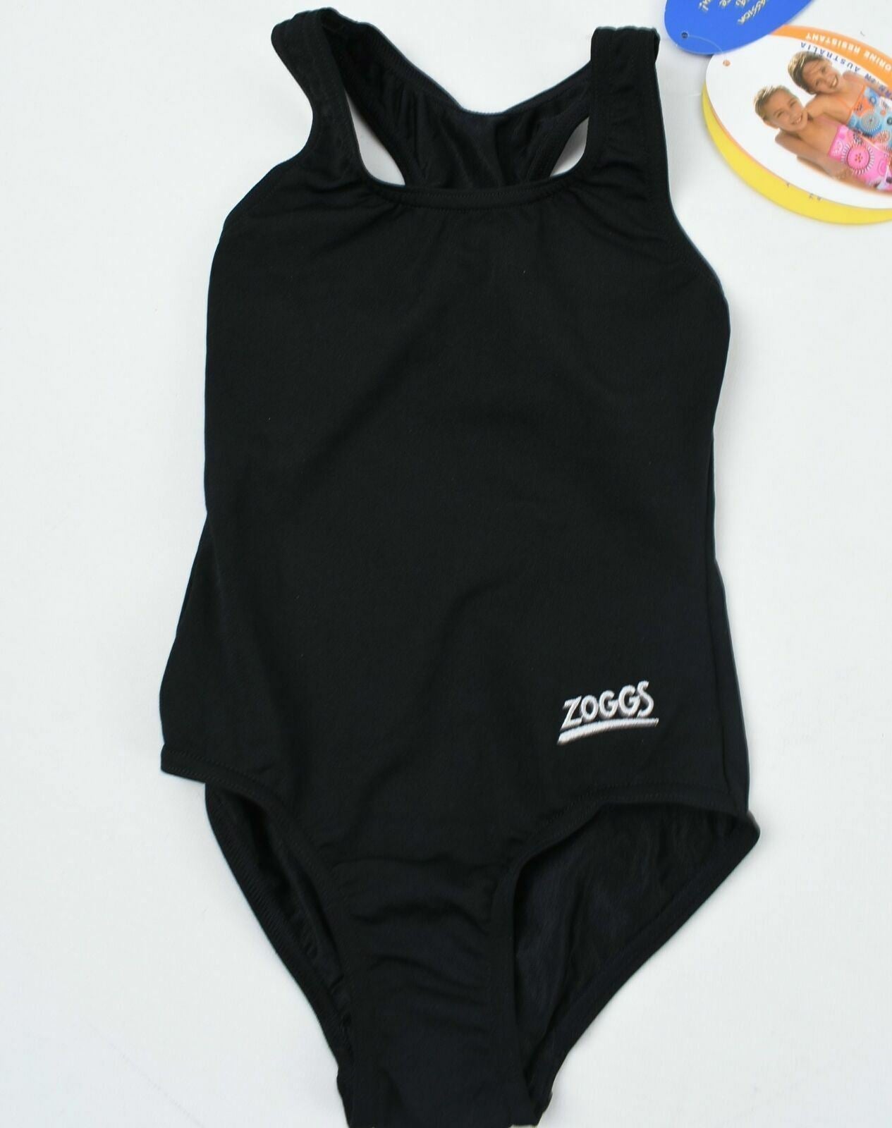 ZOGGS Girls Black One Piece Swimsuit- Age 2 years to 3 years