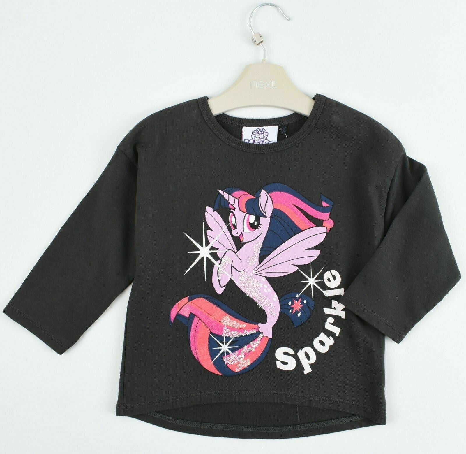 NEXT - MY LITTLE PONY Baby Girls Long Sleeve Top, Grey/Pink, 12 m to 18 months