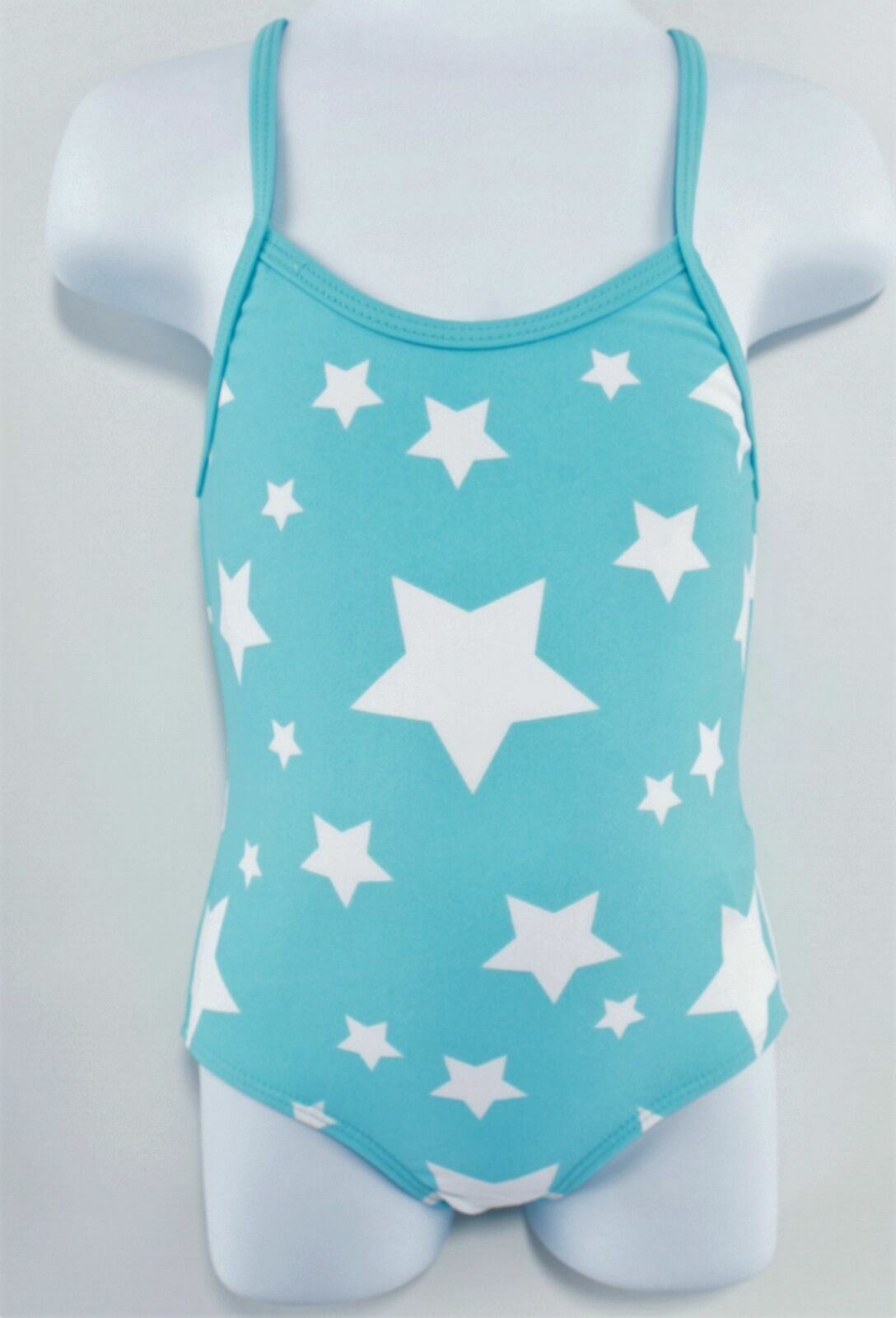 BELLYBUTTON Girls Blue with White Stars Swimsuit- Age 2 years to 3 years