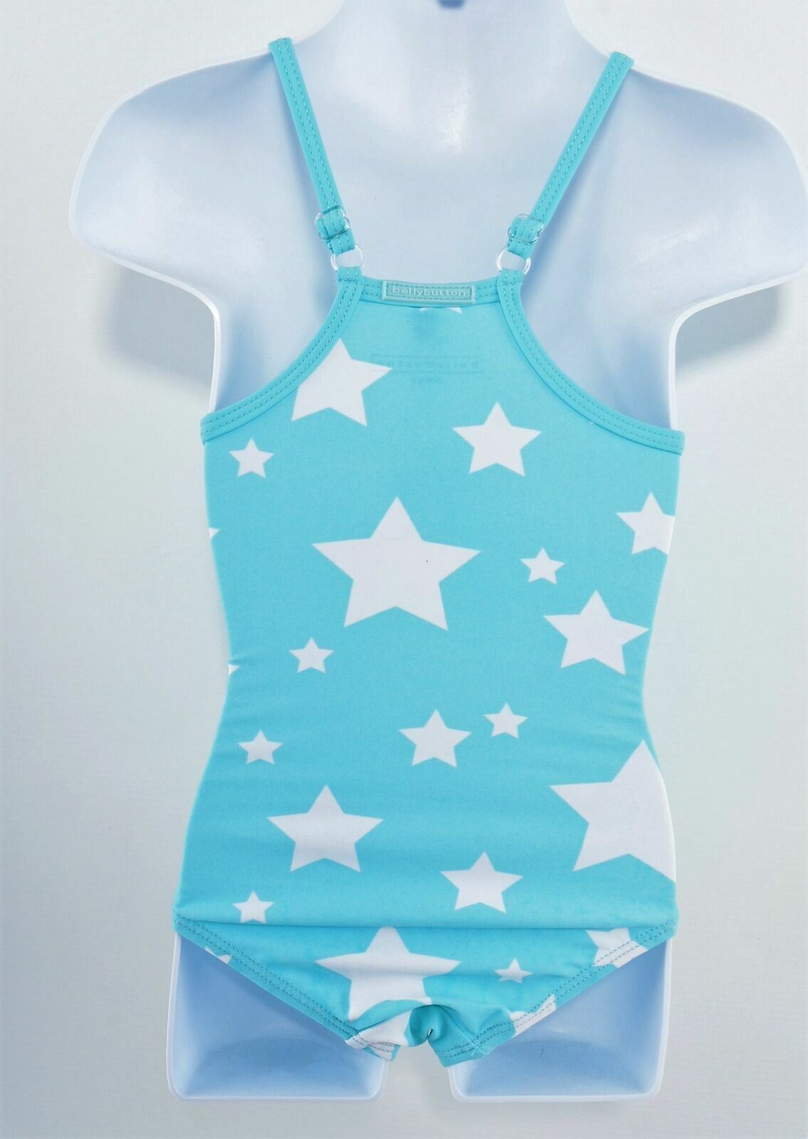 BELLYBUTTON Girls Blue with White Stars Swimsuit- Age 2 years to 3 years