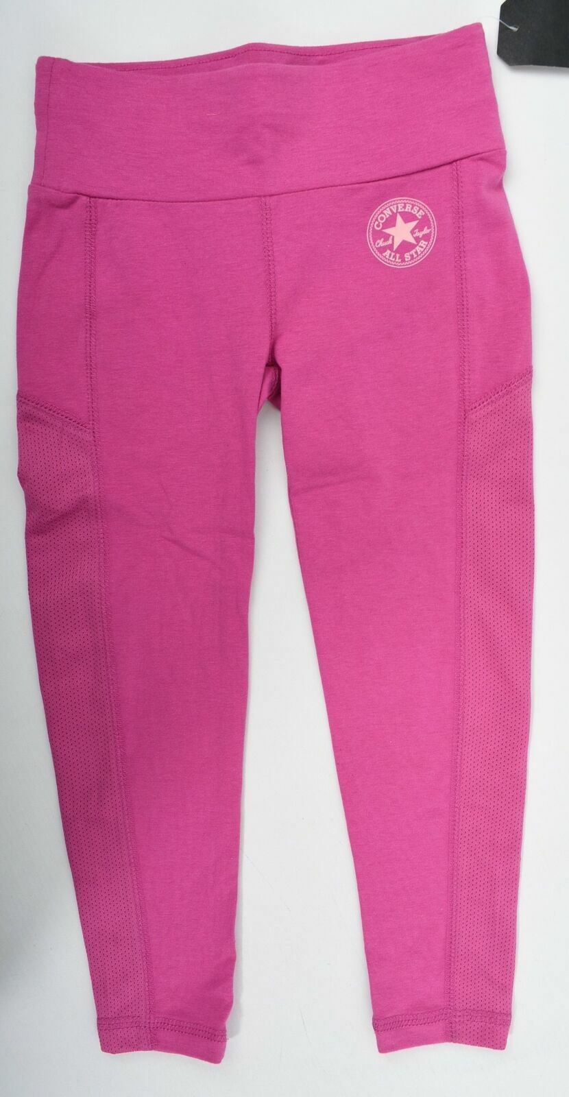 CONVERSE ALL-STAR Girl's Pink Leggings- size 4 years to 5 years