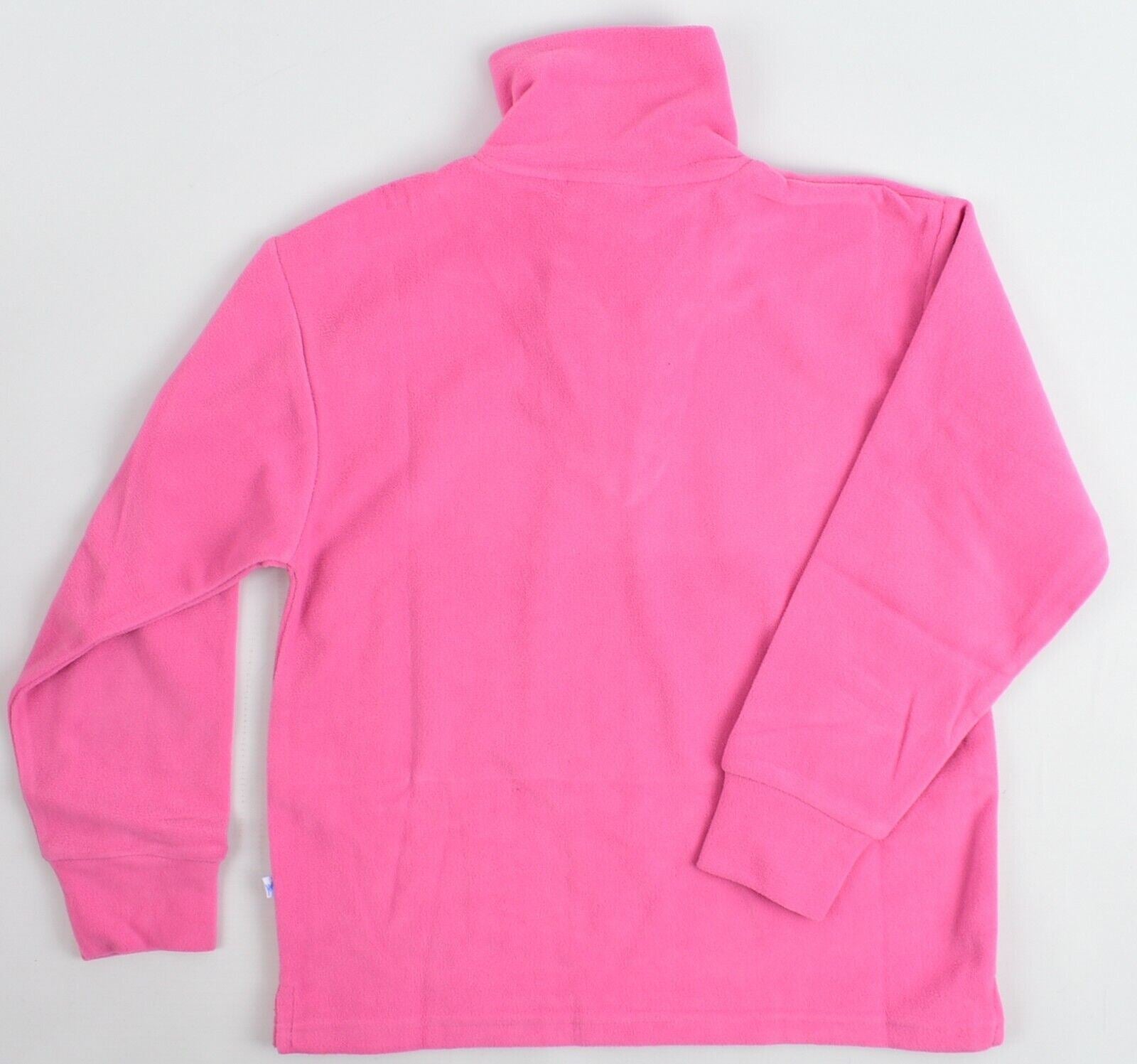MANBI Girls' Kids' Microfleece Zip Neck Sweatshirt, Pink, size 7-8 years