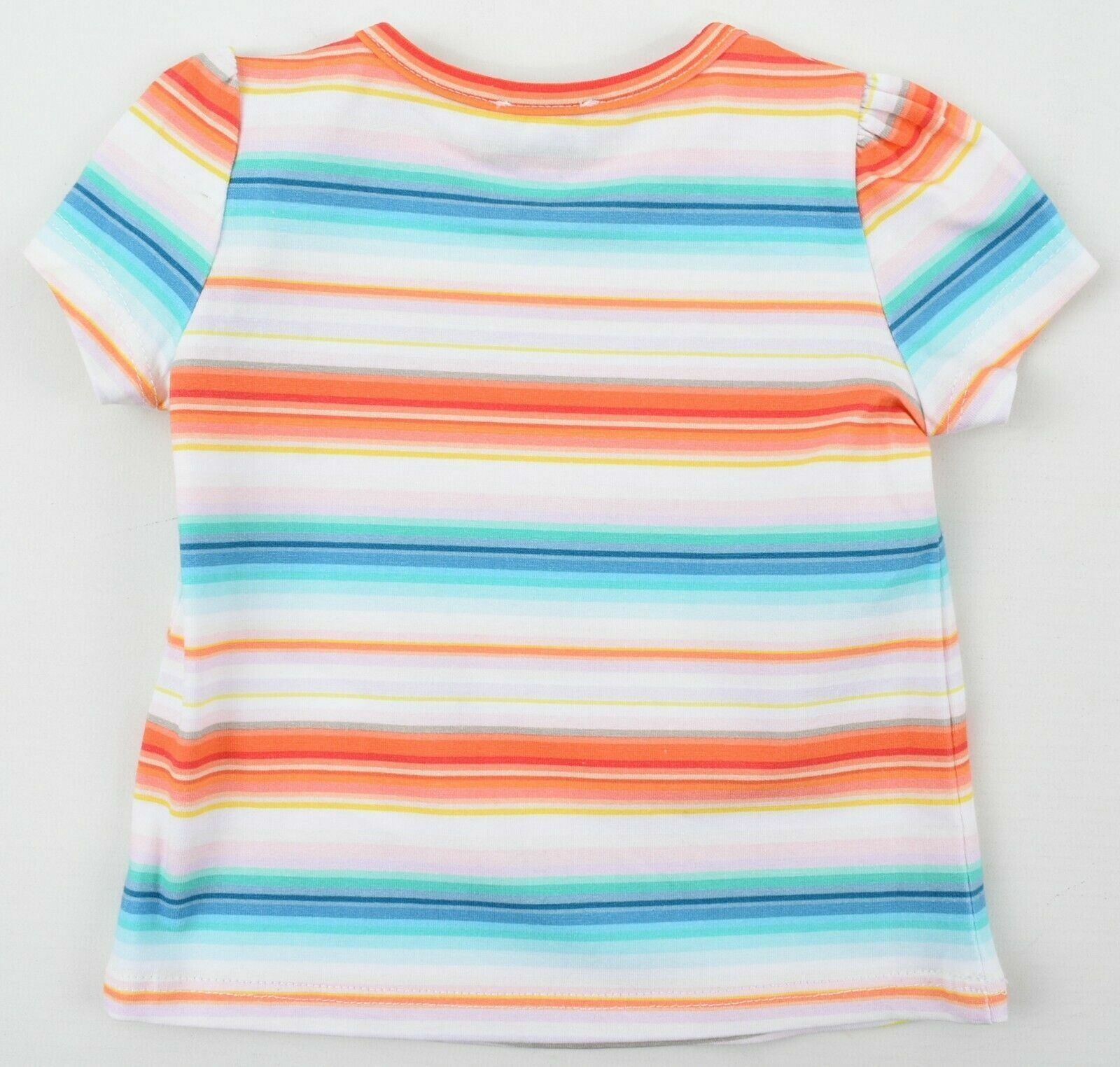 PAUL SMITH Baby Girls' Striped T-shirt Top, Multicoloured, size 9 months