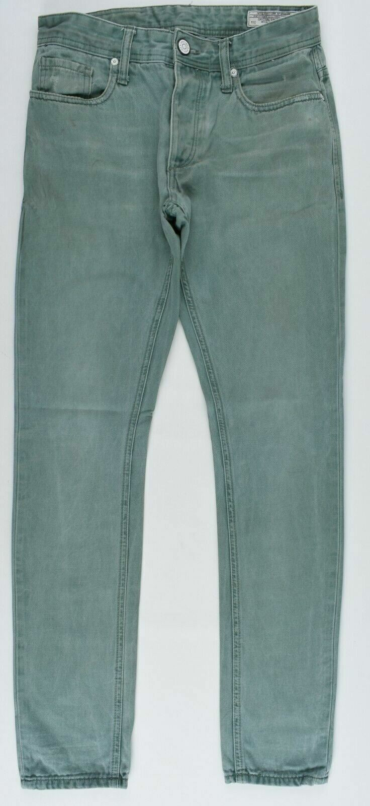JACK & JONES Men's Green Skinny Jeans, size W28