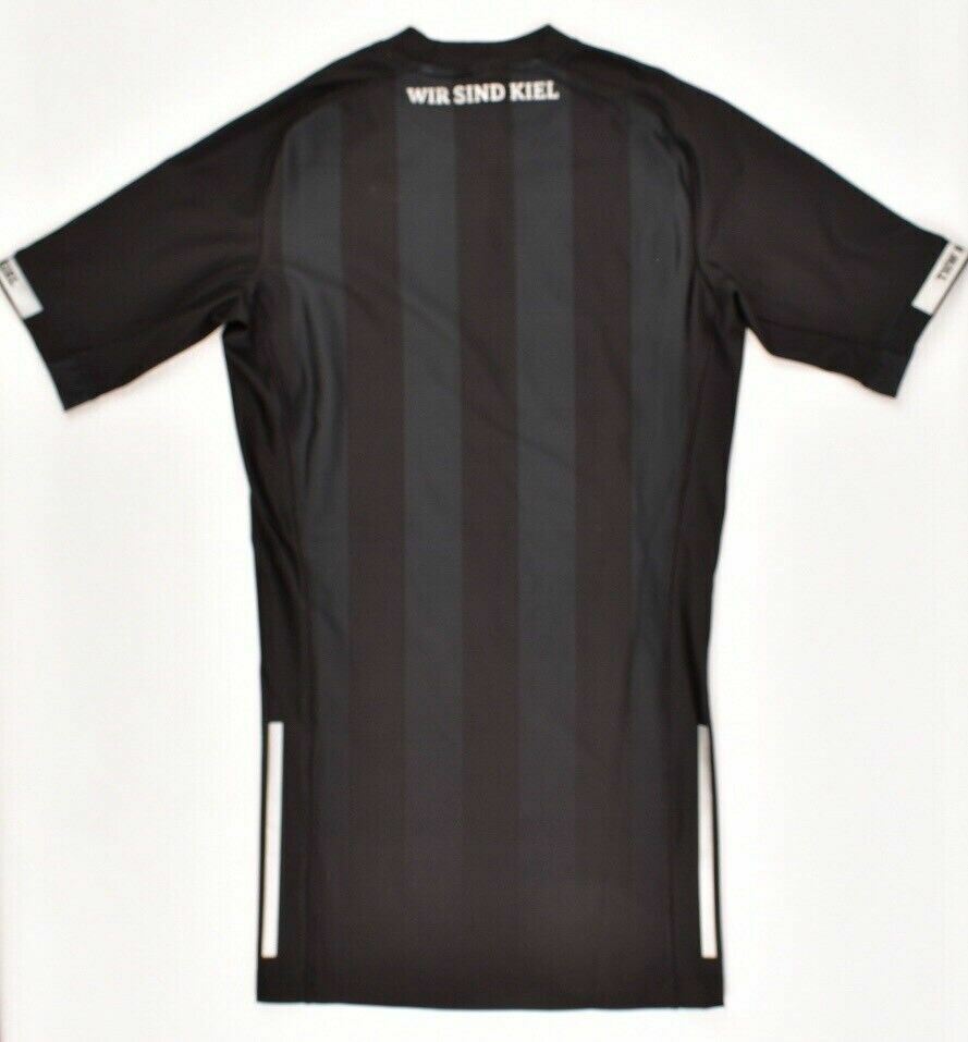 ADIDAS Men's THW KIEL Football Top Jersey, Black/Dark Grey, size SMALL