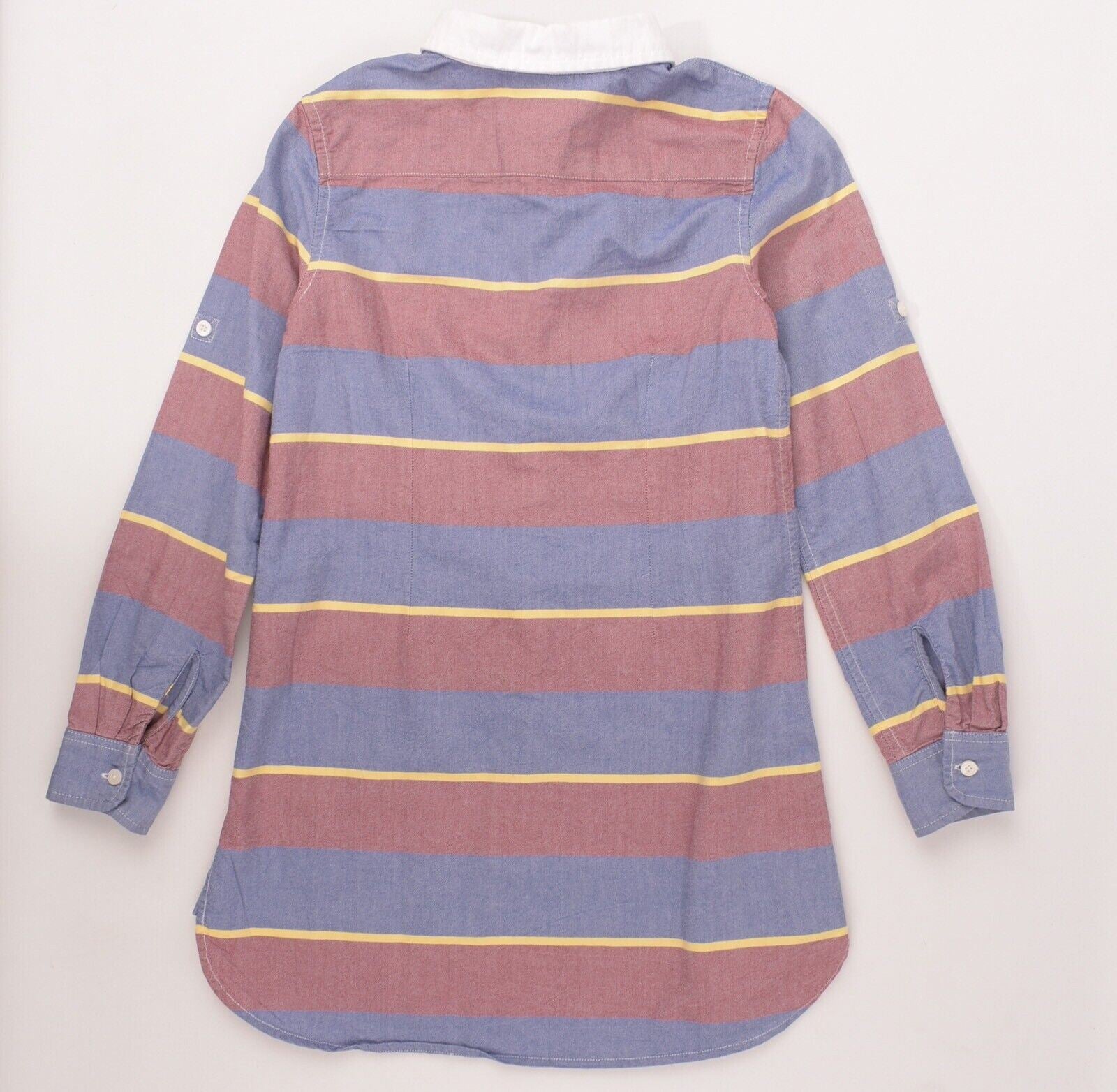 RALPH LAUREN Boys' Kids' Striped Shirt Top, Red/Blue, size 8 years