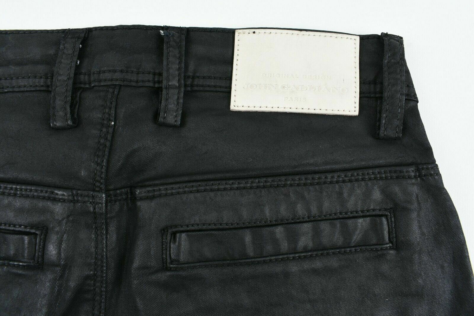 JOHN GALLIANO Girls' Kids' Waxed Cotton Shorts, Black, size 10 years