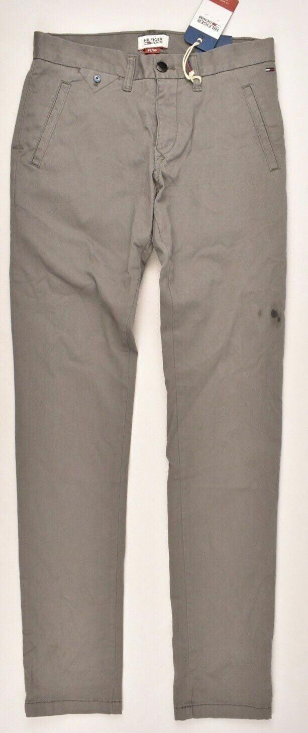TOMMY HILFIGER Men's Slim Fit Chinos / Trousers /Pants, Artichoke, size W28 L34