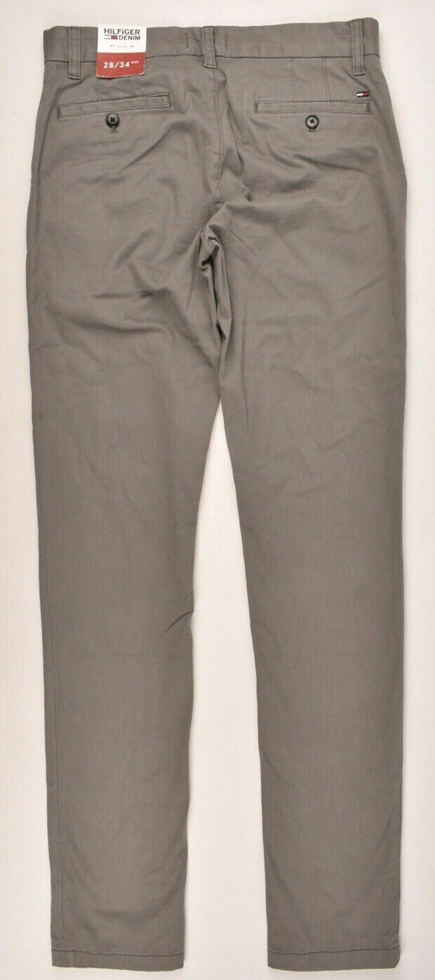 TOMMY HILFIGER Men's Slim Fit Chinos / Trousers /Pants, Artichoke, size W28 L34