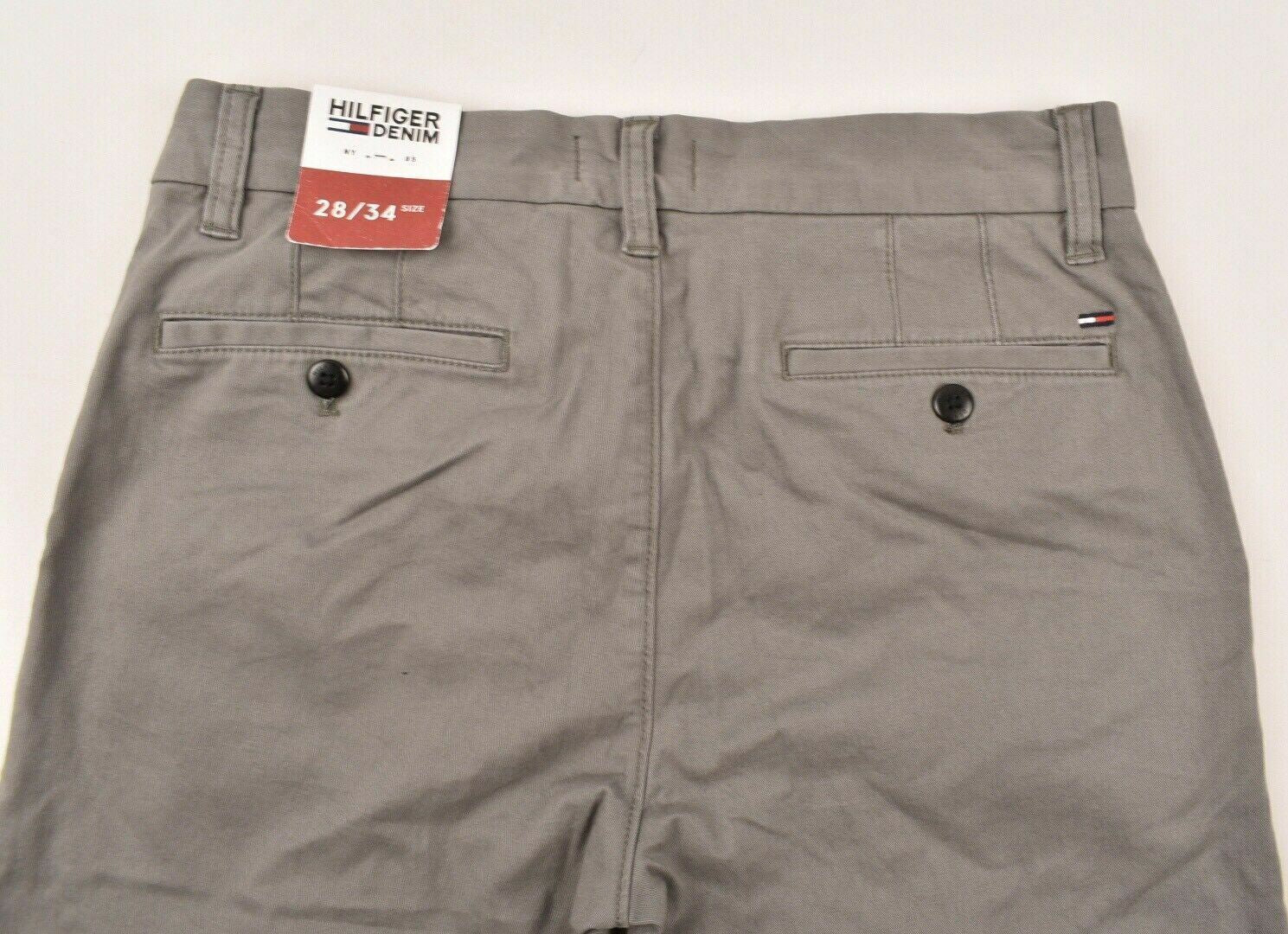 TOMMY HILFIGER Men's Slim Fit Chinos / Trousers /Pants, Artichoke, size W28 L34