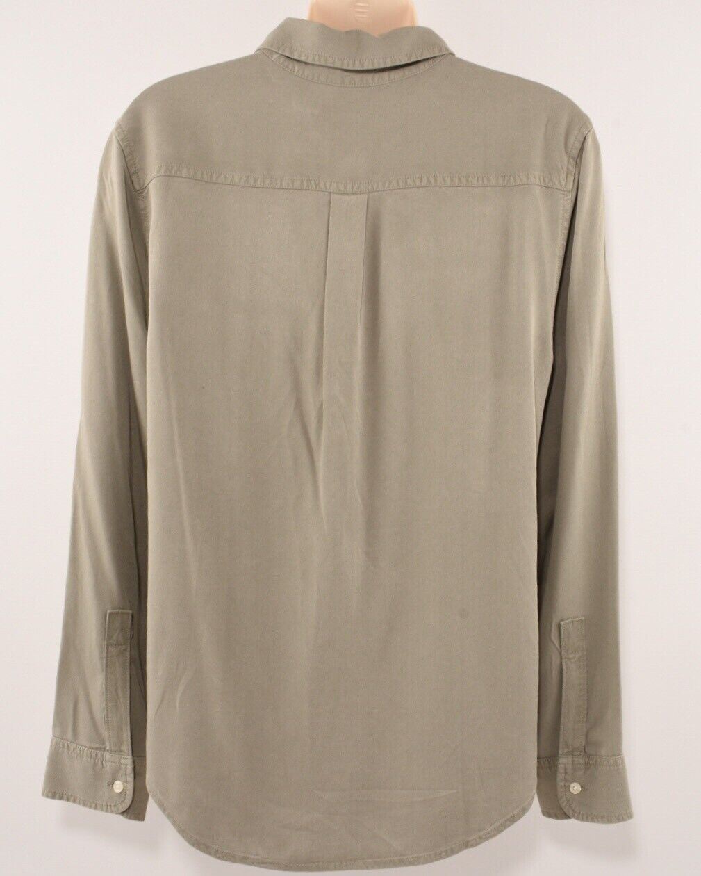 CALVIN KLEIN JEANS Women's Casual Shirt Top, Khaki Green, size SMALL