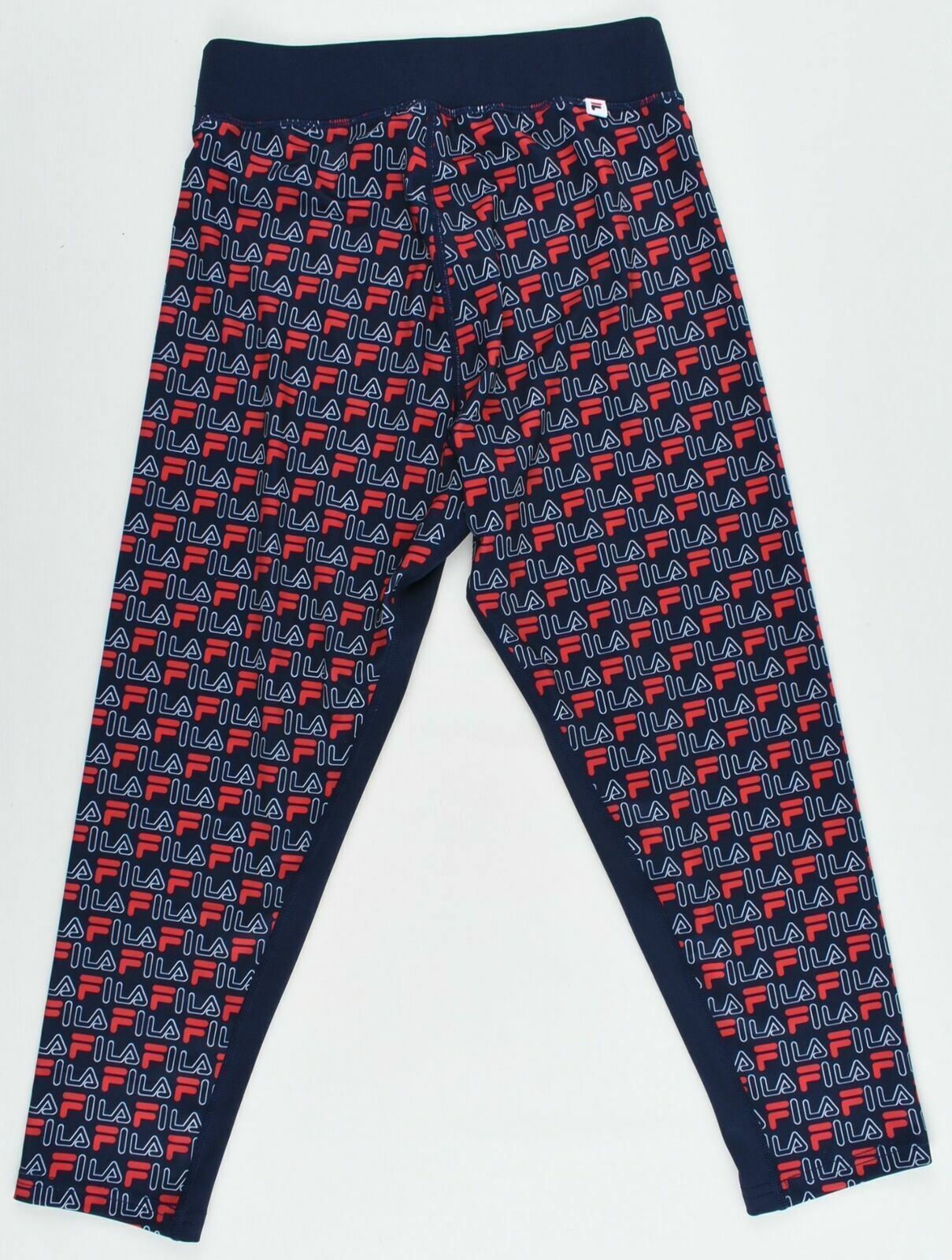 FILA Girl's LEWIS Printed Blue Leggings - Size S