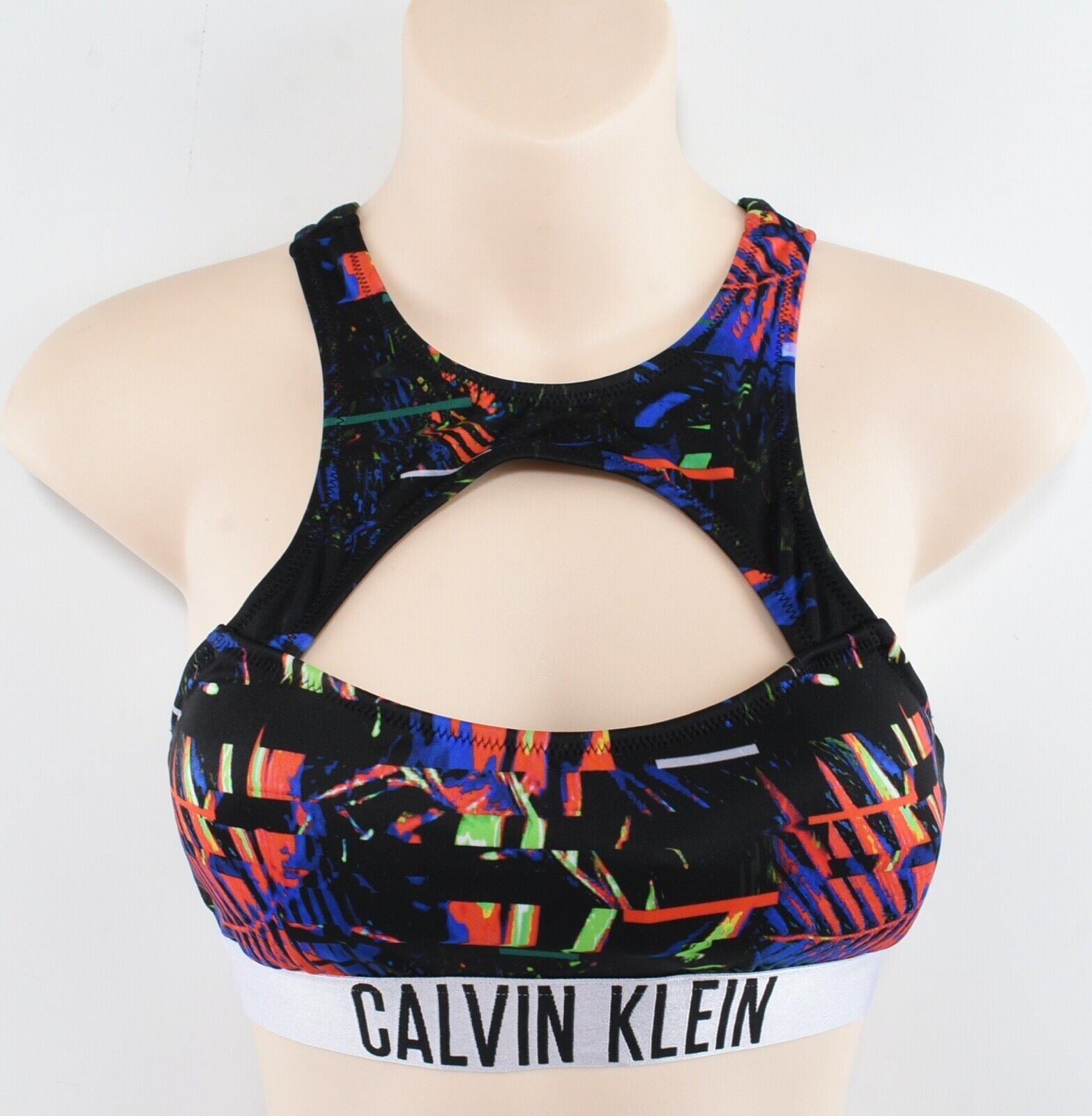 CALVIN KLEIN Swimwear: Women's Bralette Swim Top, Multicoloured, size XS