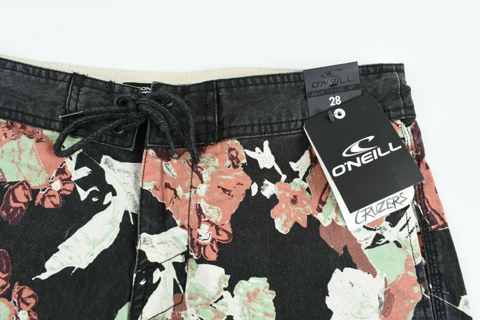 O'NEILL Swimwear - Men's 1978 CRUZER Board Shorts, Black/Multi, size W28