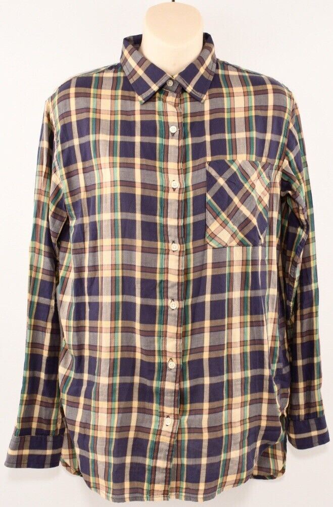 DENIM & SUPPLY by RALPH LAUREN Women's Checked BOYFRIEND Shirt, size SMALL