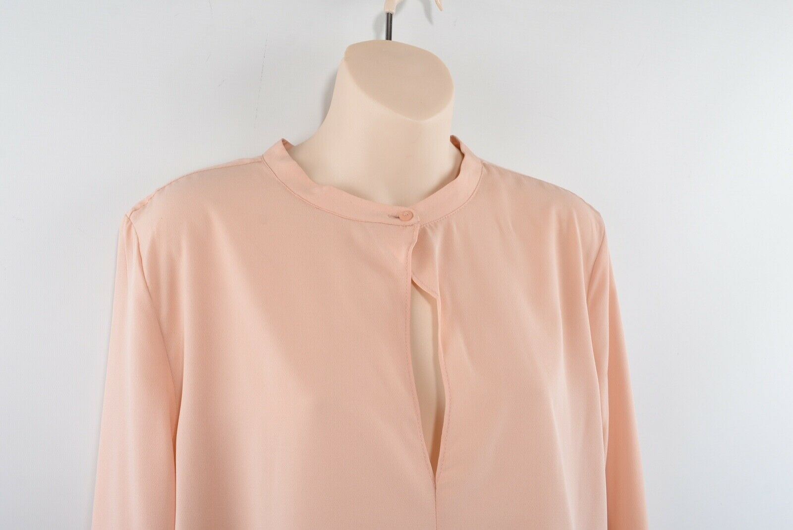 DANIEL HECHTER Women's Blush Pink Long Sleeve Blouse, size UK 12