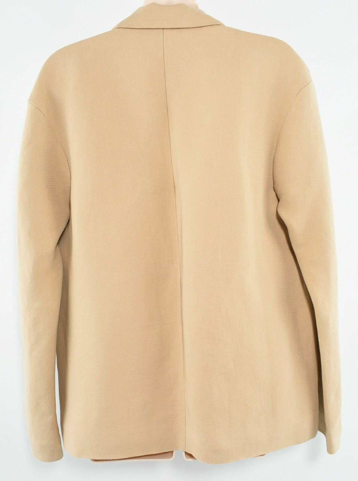 GERARD DAREL Womens Beige Long Sleeved Hidden Button Coat- Size 38