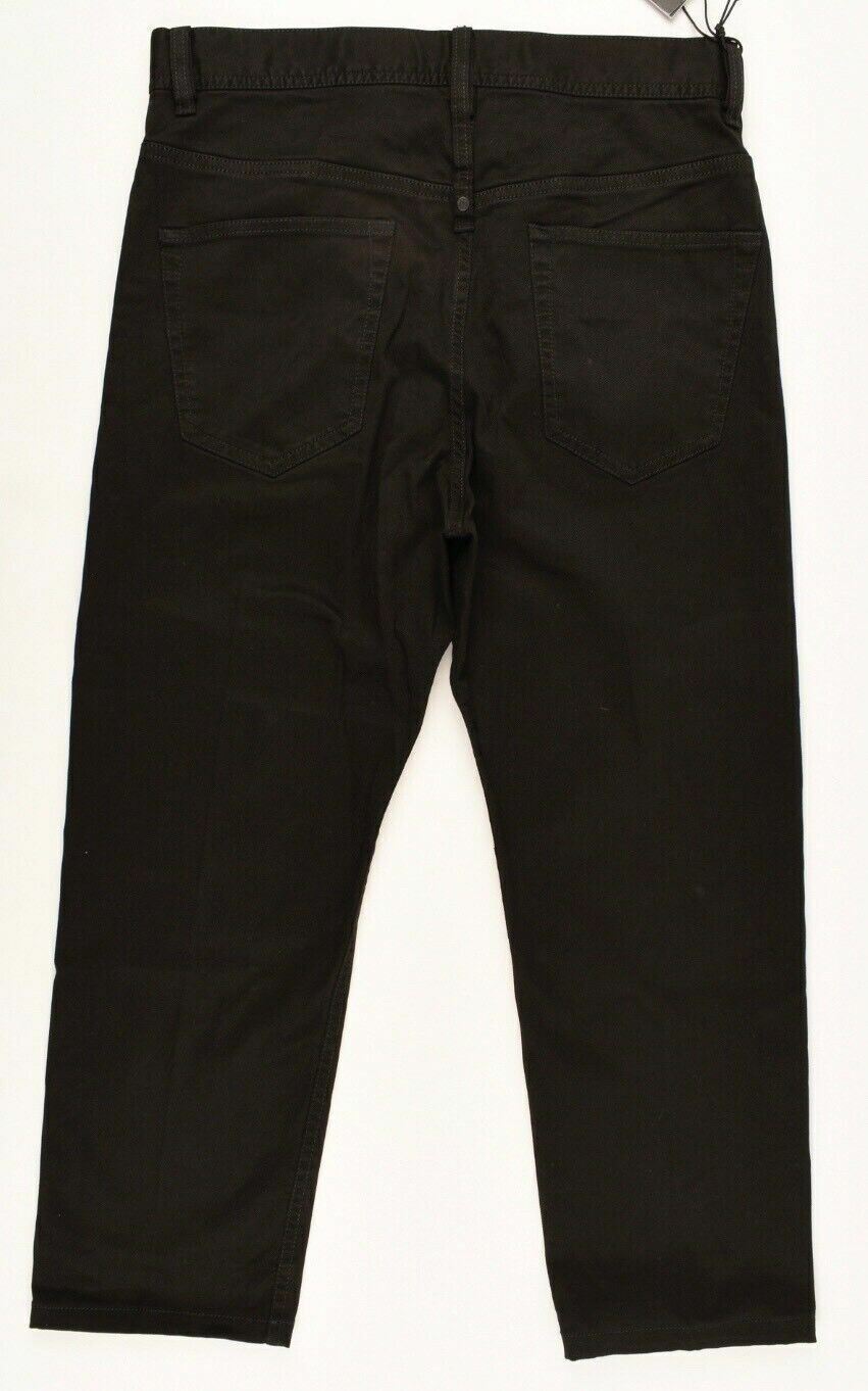 DIESEL Men's D-BRAD-A Cropped Black Trousers, Pants, size W28